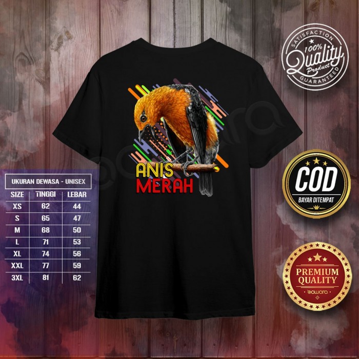 bawara Kaos Bawara Anis Merah
