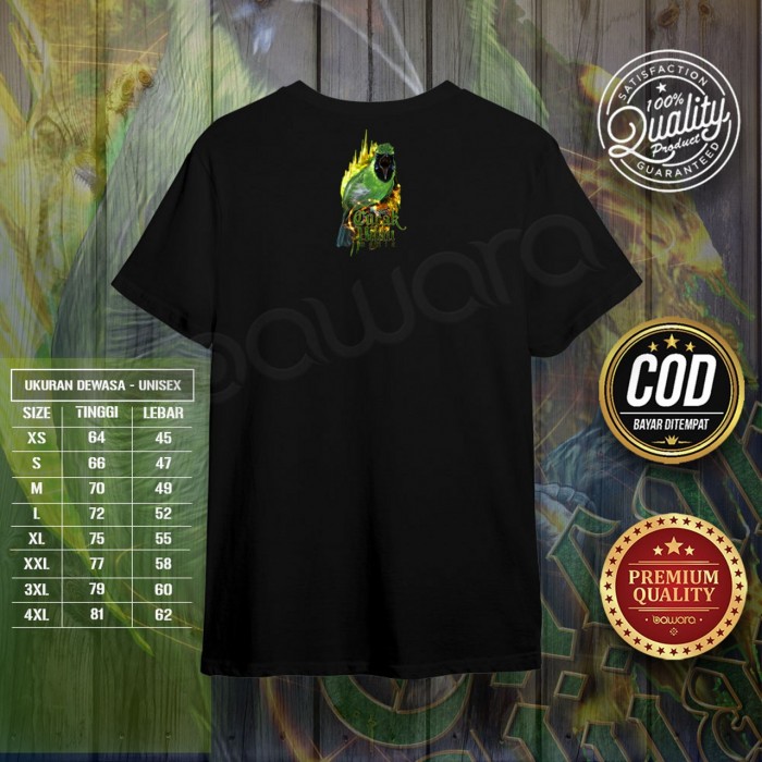 bawara Kaos Bawara Kicaumania Cucak Hijau 04