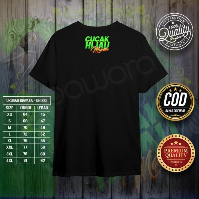 bawara Kaos Bawara Kicaumania Cucak Hijau Circle 02