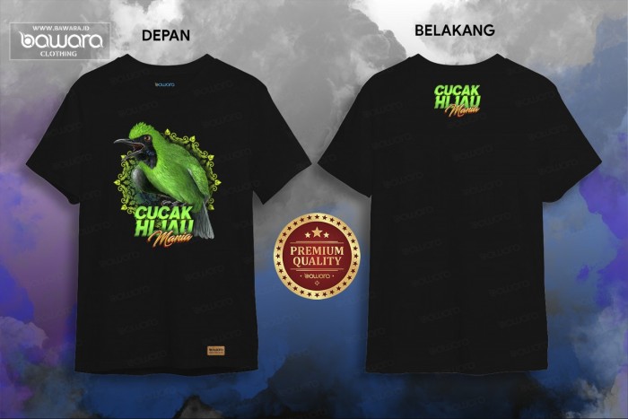 bawara Kaos Bawara Kicaumania Cucak Hijau Circle 02