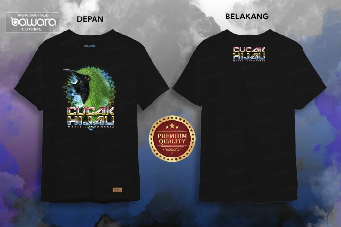 bawara Kaos Bawara Kicaumania Cucak Hijau Circle 03
