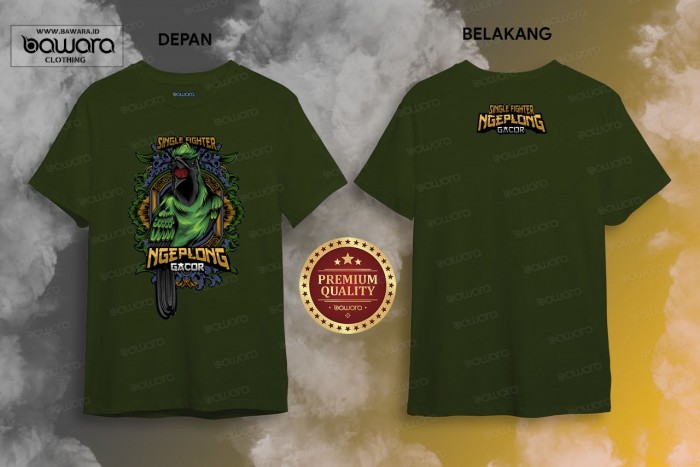 bawara Kaos Bawara Kicaumania Cucak Hijau Ngeplong Gacor