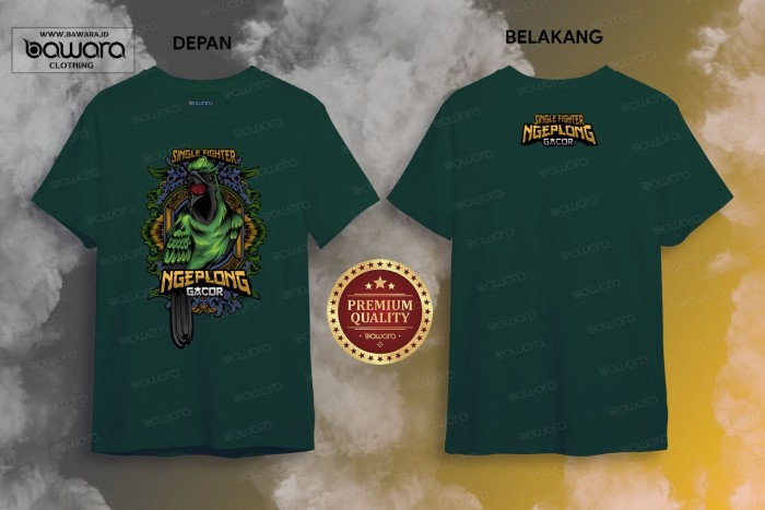 bawara Kaos Bawara Kicaumania Cucak Hijau Ngeplong Gacor