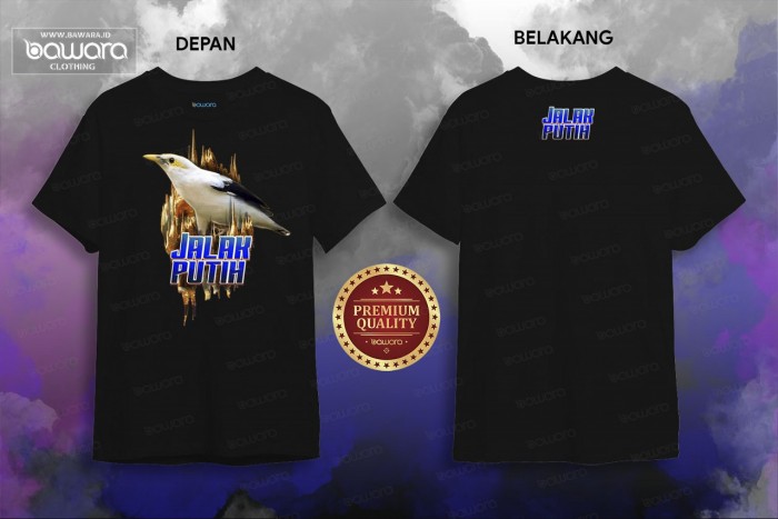 bawara Kaos Bawara Kicaumania Jalak Putih