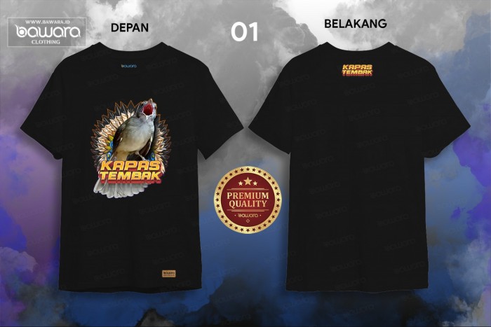 bawara Kaos Bawara Kicaumania Kapas Tembak