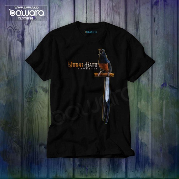 bawara Kaos Bawara Kicaumania Murai Batu Ekor Panjang