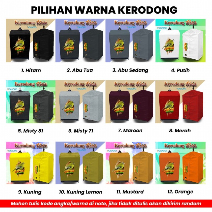 bawara Kerodong Sangkar Kotak Bawara Cipoh Mania