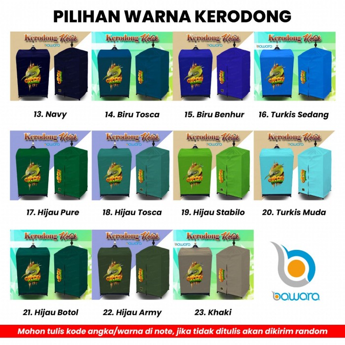 bawara Kerodong Sangkar Kotak Bawara Cipoh Mania