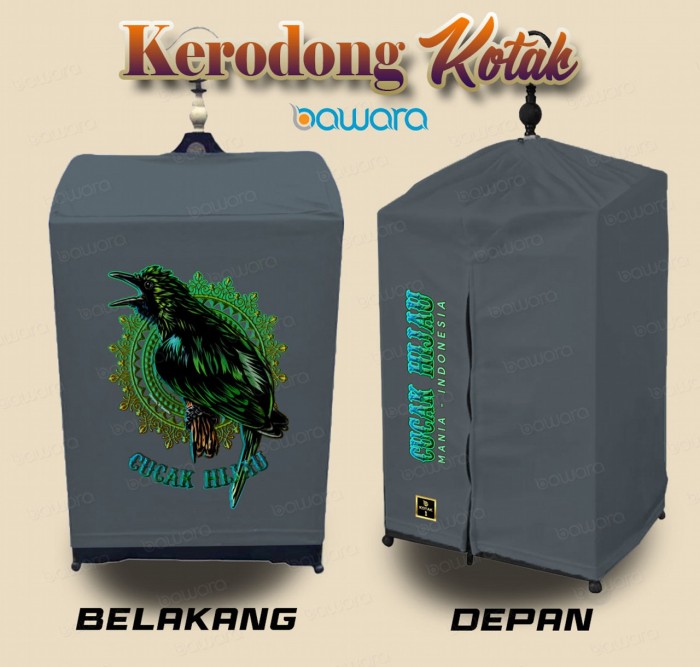 bawara Kerodong Sangkar Kotak Bawara Cucak Hijau Circle 01
