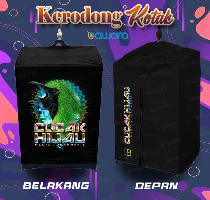 bawara Kerodong Sangkar Kotak Bawara Cucak Hijau Circle 03